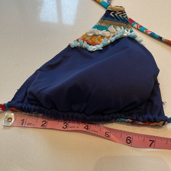 Lucky Brand Guatemala Beach Reversible String Bikini, Size L/XL - Picture 10 of 12